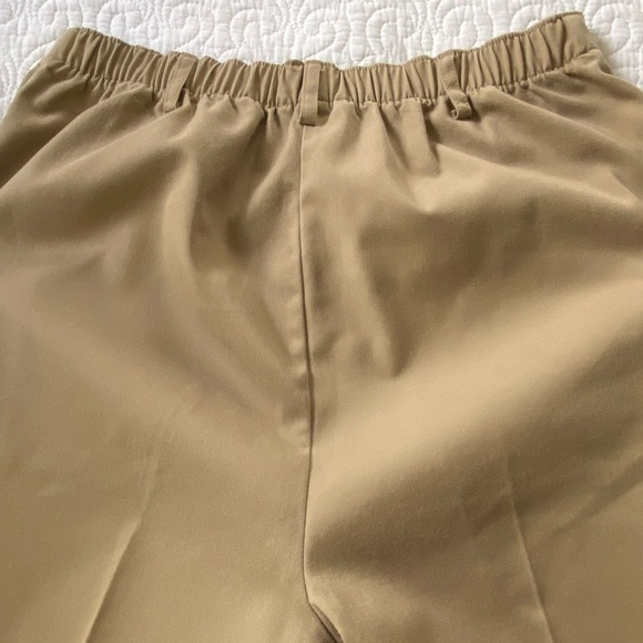 Lands' End Women's Tan Pants Stretch High Waist Straight Leg Size 4 Petite - Picture 8 of 11